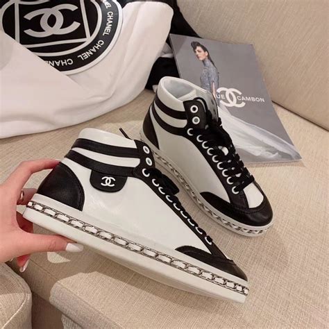 high top chanel sneakers|chanel high top sneakers 2021.